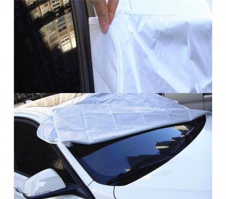 2269 Cubierta parabrisas con correas  GRIS para nieve y sol