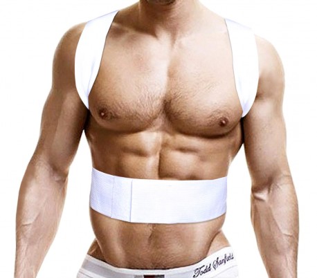 Faja soporte de apoyo con 12 imanes postura corrección unisex espalda hombros